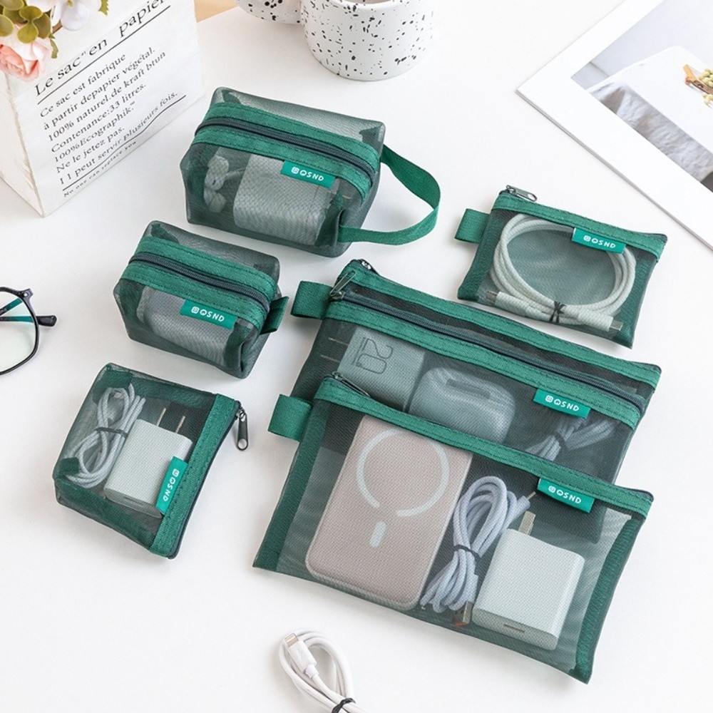 Cosmetic Bags - 튼튼한 나일론 소재의 투명 수납 가방,