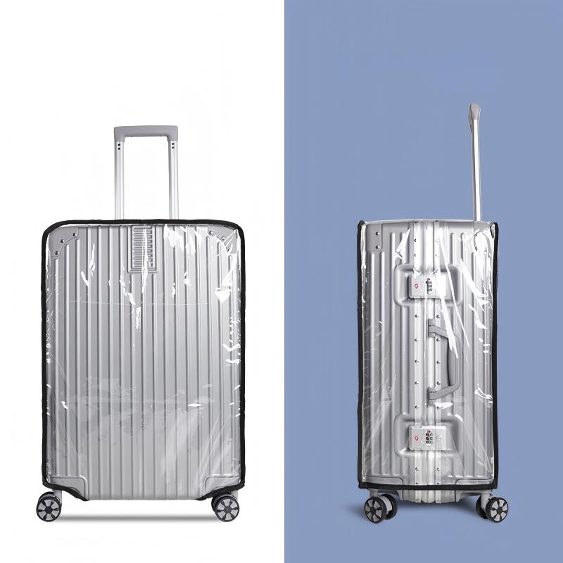 Waterproof Suitcase Cover Protector - 16-28인치 투명 PVC 여행용 캐리어 커버