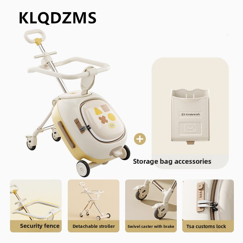 Spinner Wheel Rolling Suitcase 20 Inch - KLQDZMS ABS+PC 여행가방 어린이 탑승 상자