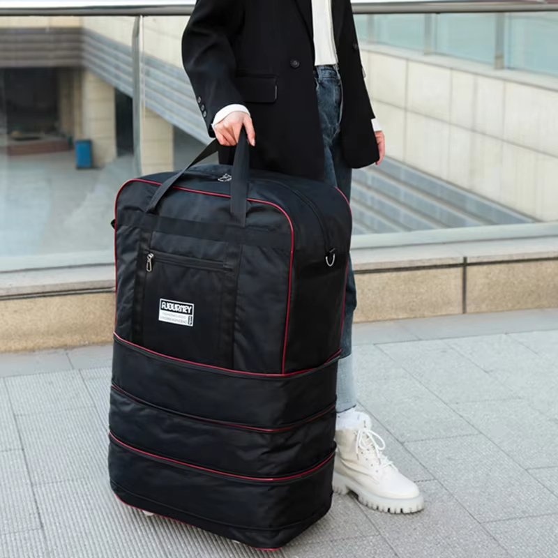 Foldable Rolling Luggage Bag - 접이식 유니섹스 만능 여행 가방 확장형