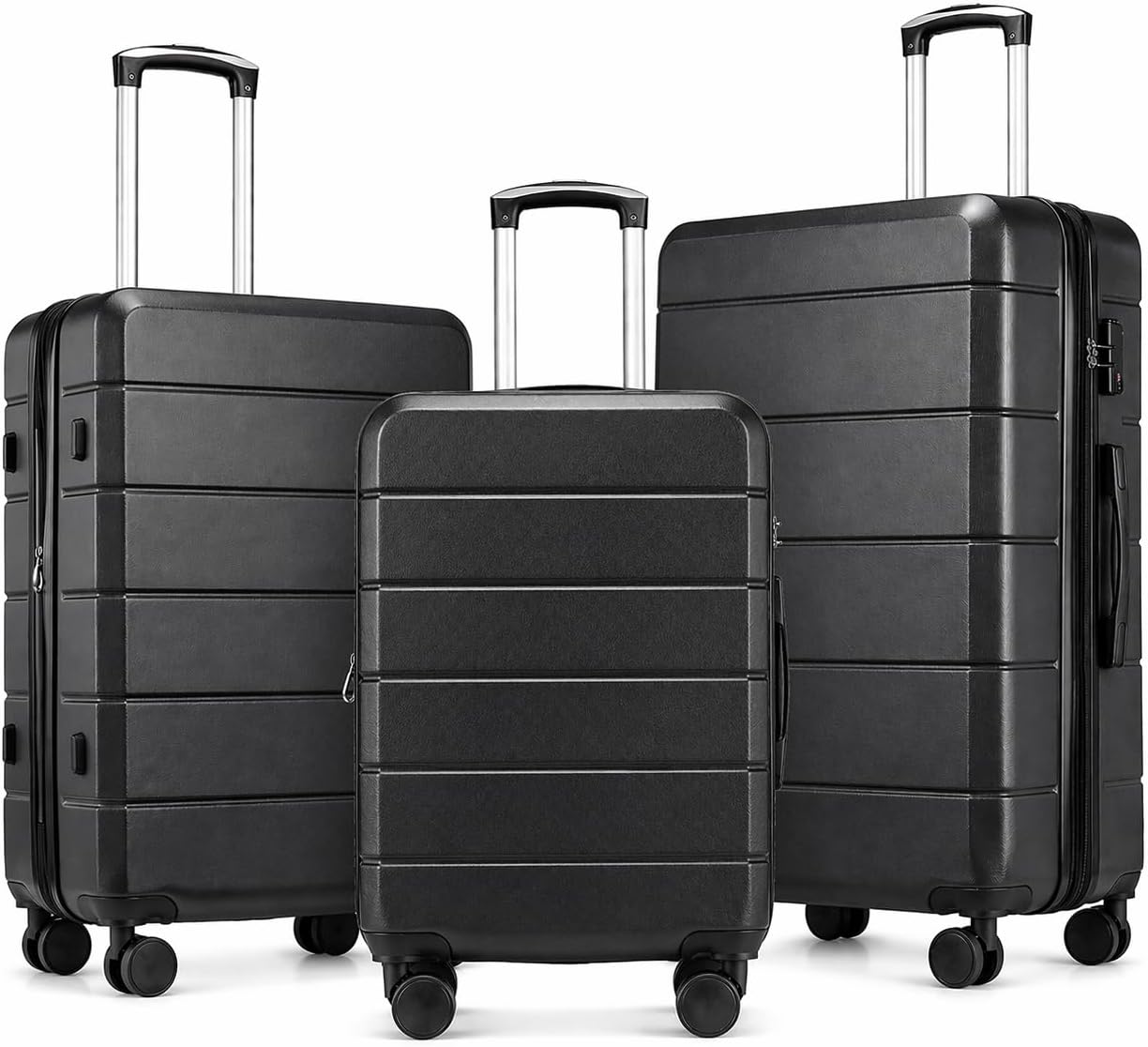 Expandable Hard Shell Luggage Set - TSA 잠금장치가 있는 YOETEY 확장형 하드쉘