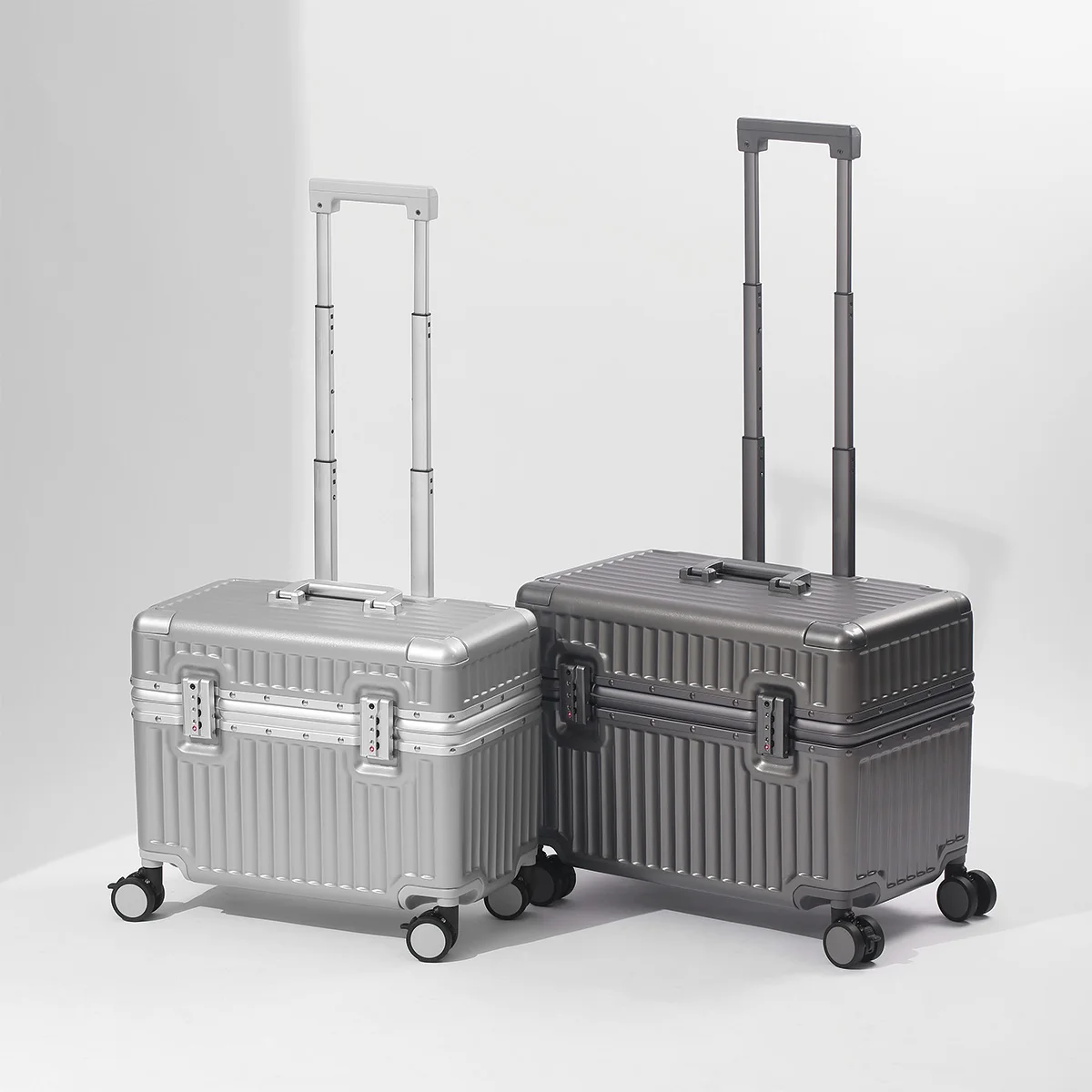 Aluminum Frame Carry On Luggage - 18인치 알루미늄 프레임 여행용 가방, TSA