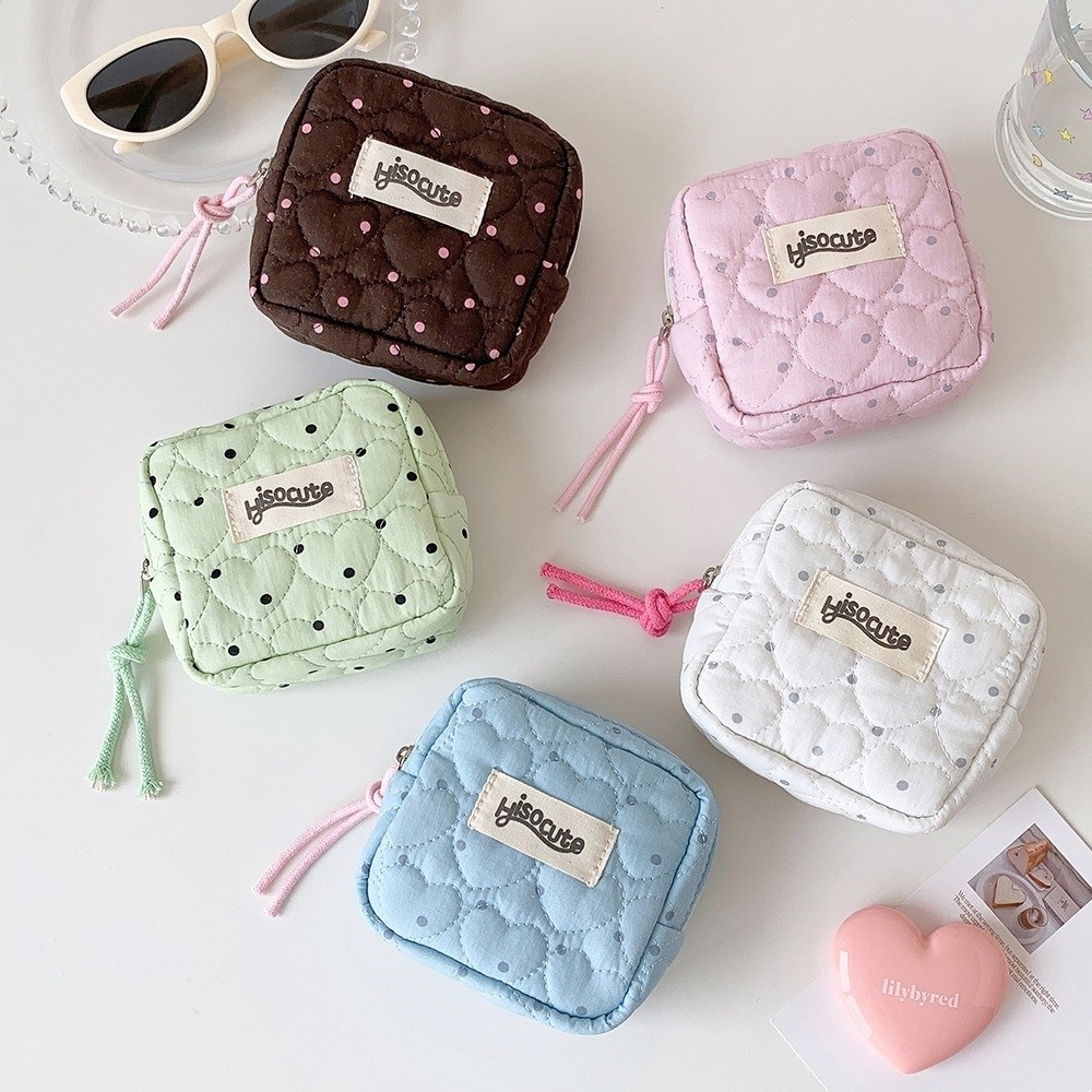 새로운 다용도 화장품 파우치, 대용량, 물방울무늬, 작 - Cosmetic Bags 리뷰 및 가격