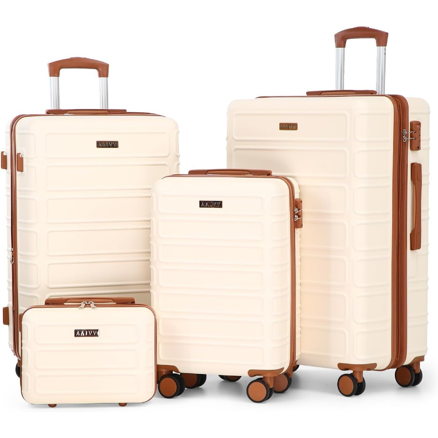 4개 세트의 확장형 ABS 소재 여행용 캐리어 세트,  - Expandable Hard Shell Luggage Set 리뷰 및 가격
