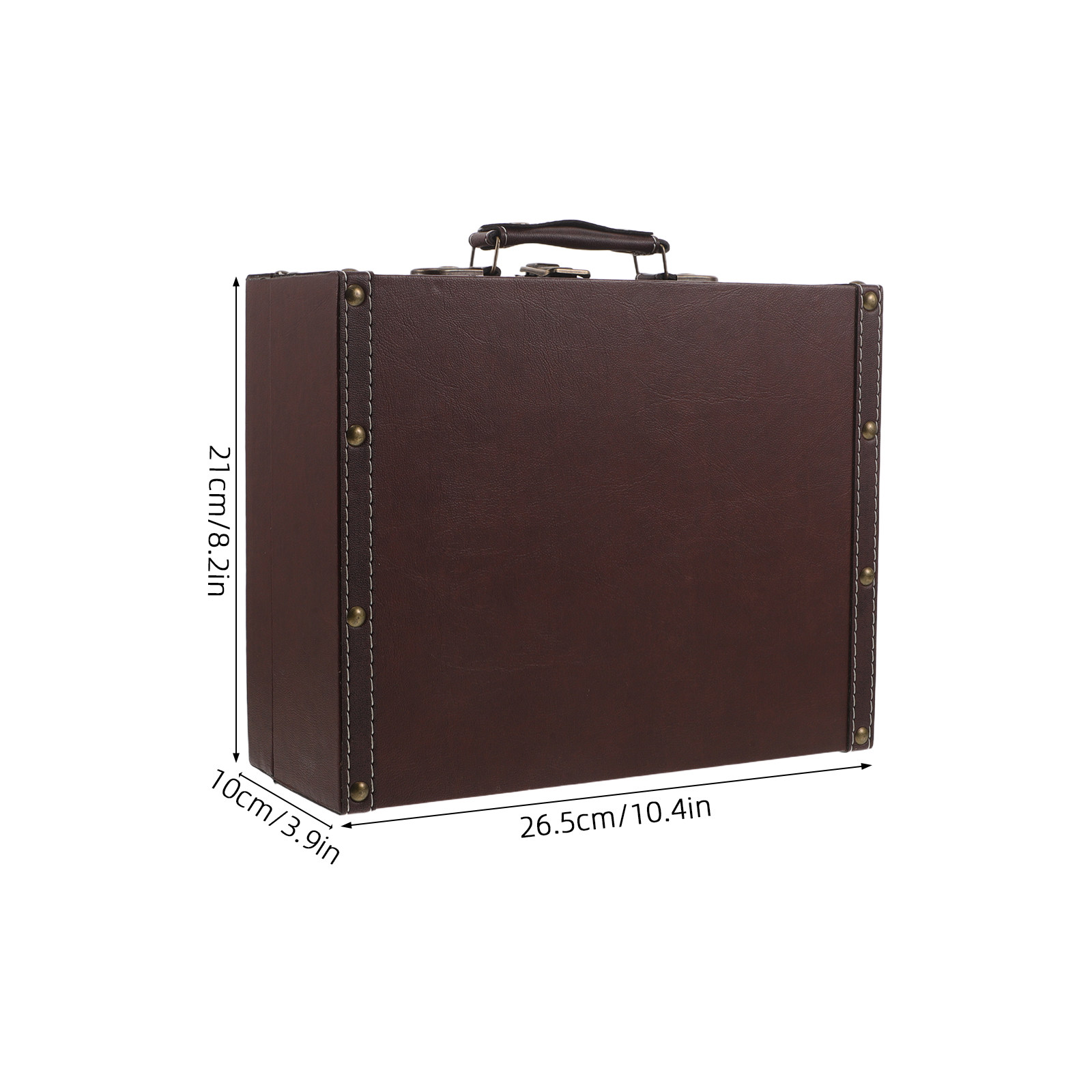 나무 소재의 복고풍 수납 상자, 빈티지 스타일의 휴대용 - Retro Vintage Trunk Suitcase 리뷰 및 가격