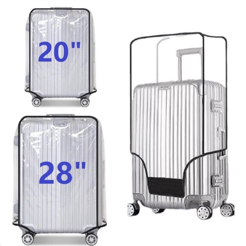 방수 바퀴 달린 여행 가방 먼지 커버 투명 PVC 여행 - Waterproof Suitcase Cover Protector 리뷰 및 가격