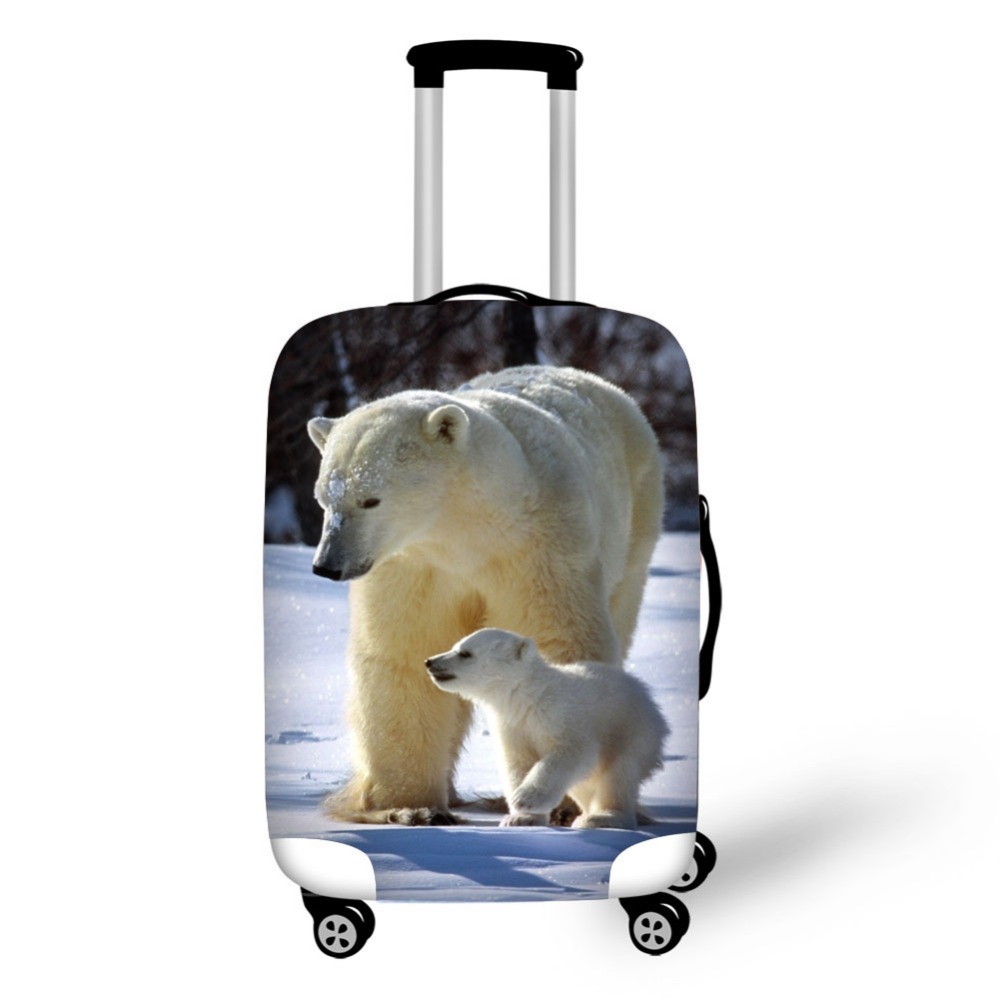 동물 북극곰 수하물 보호대 커버 여행 가방 커버 방수  - Waterproof Suitcase Cover Protector 리뷰 및 가격