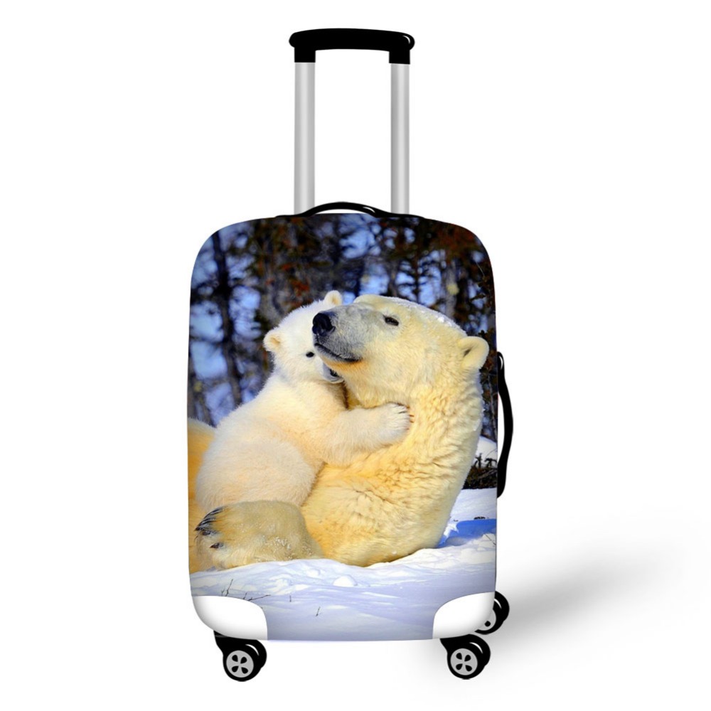 동물 북극곰 수하물 보호대 커버 여행 가방 커버 방수  - Waterproof Suitcase Cover Protector 리뷰 및 가격