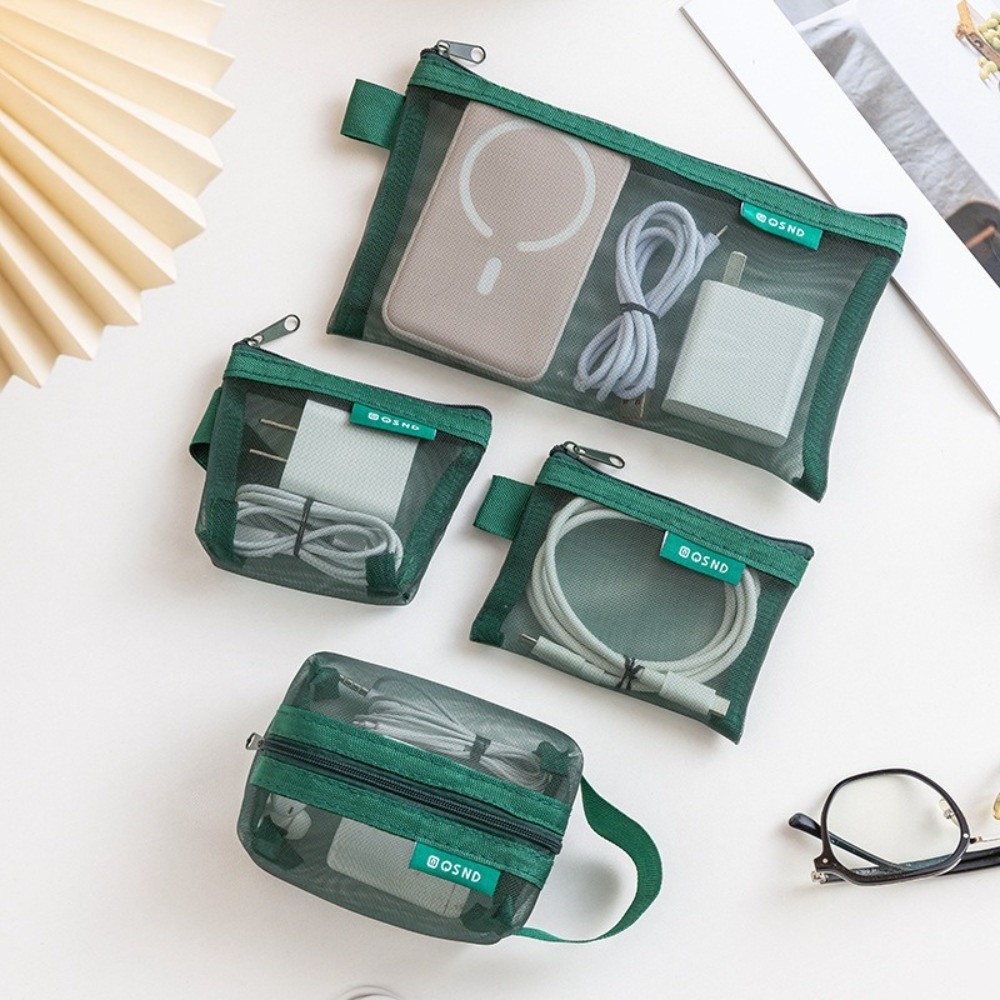 튼튼한 나일론 소재의 투명 수납 가방, 사각형, 가벼운 - Cosmetic Bags 리뷰 및 가격