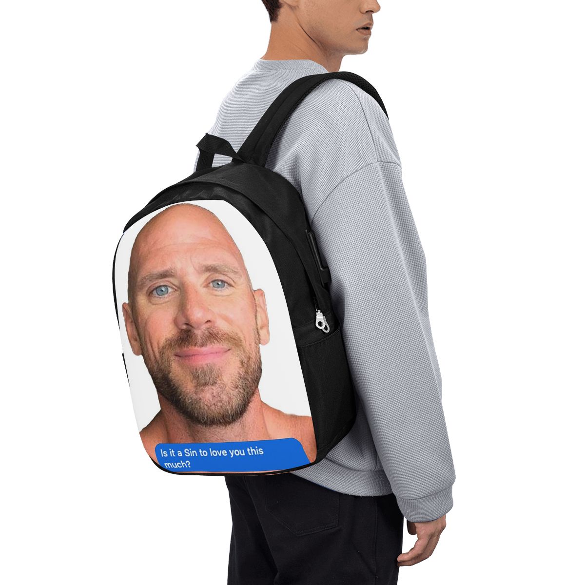 Johnny Sins Flirty Text Bubble - Travel Bags 리뷰 및 가격