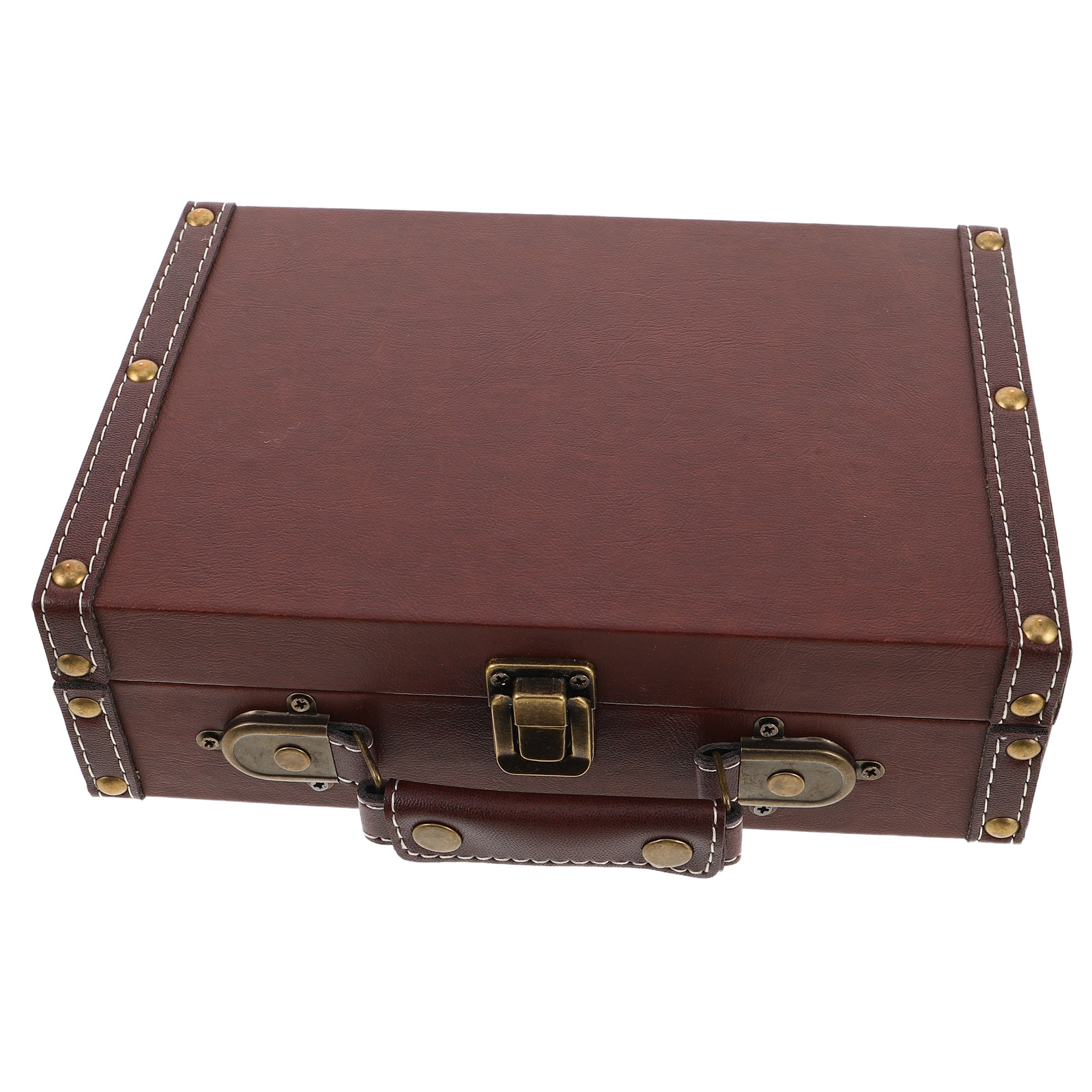 빈티지 스타일의 나무 수납 상자, 복고풍 여행 가방 디 - Retro Vintage Trunk Suitcase 리뷰 및 가격