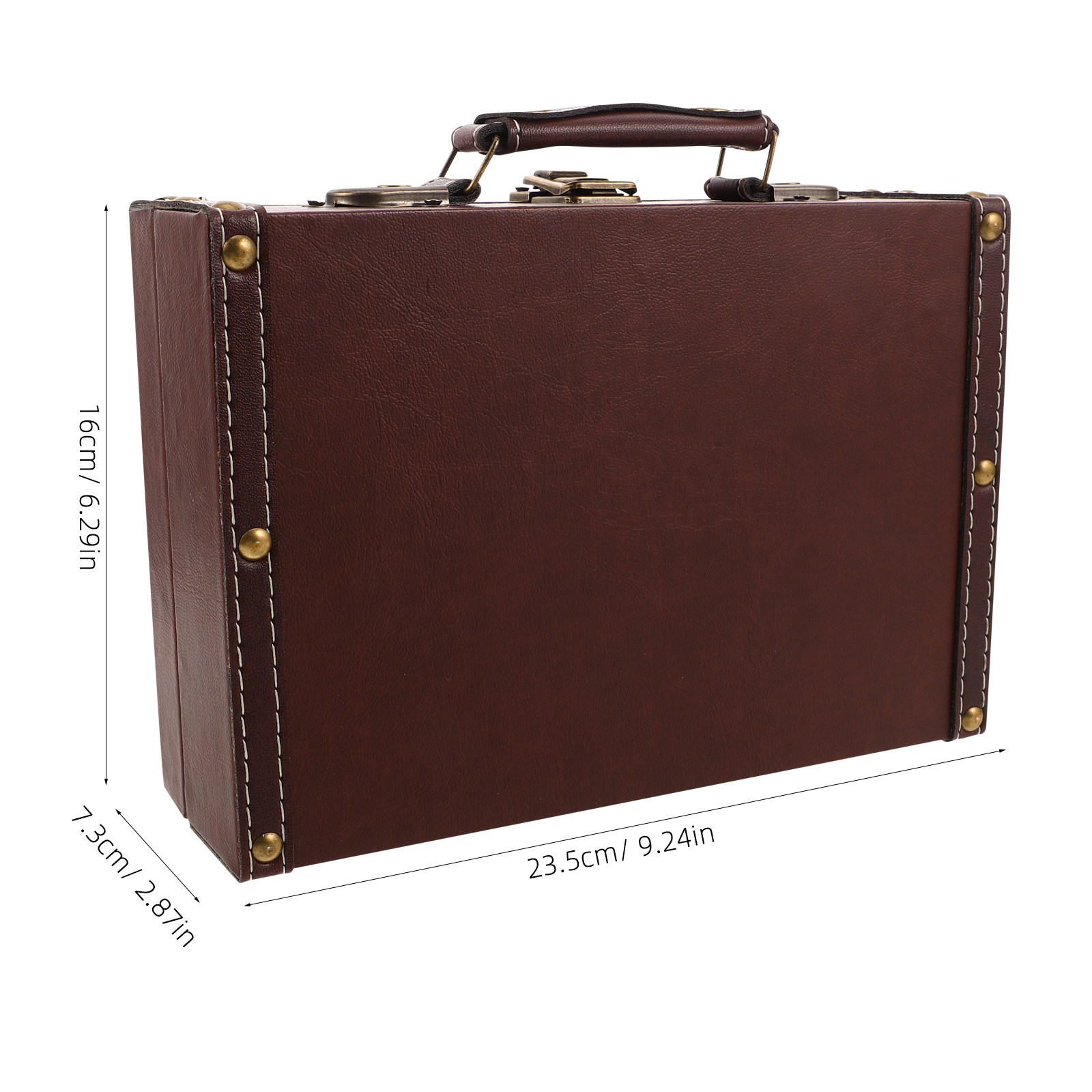빈티지 스타일의 나무 수납 상자, 복고풍 여행 가방 디 - Retro Vintage Trunk Suitcase 리뷰 및 가격