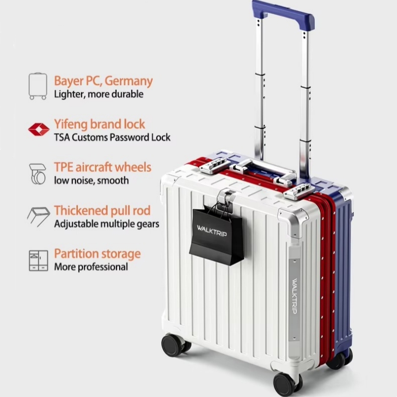 18인치 롤링 러기지 기내용 캐리어 하드쉘 PC 소재  - Aluminum Frame Carry On Luggage 리뷰 및 가격