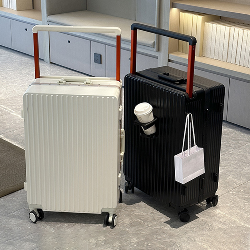 새로운 와이드 핸들 캐리어 바퀴 달린 여행용 가방 컵  - Spinner Wheel Rolling Suitcase 20 Inch 리뷰 및 가격