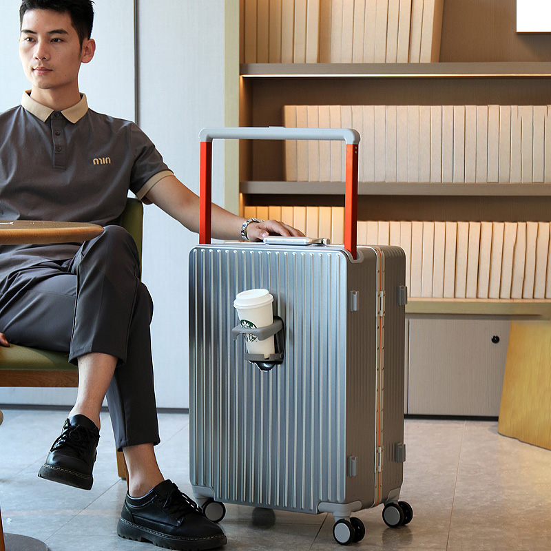 새로운 와이드 핸들 캐리어 바퀴 달린 여행용 가방 컵  - Spinner Wheel Rolling Suitcase 20 Inch 리뷰 및 가격