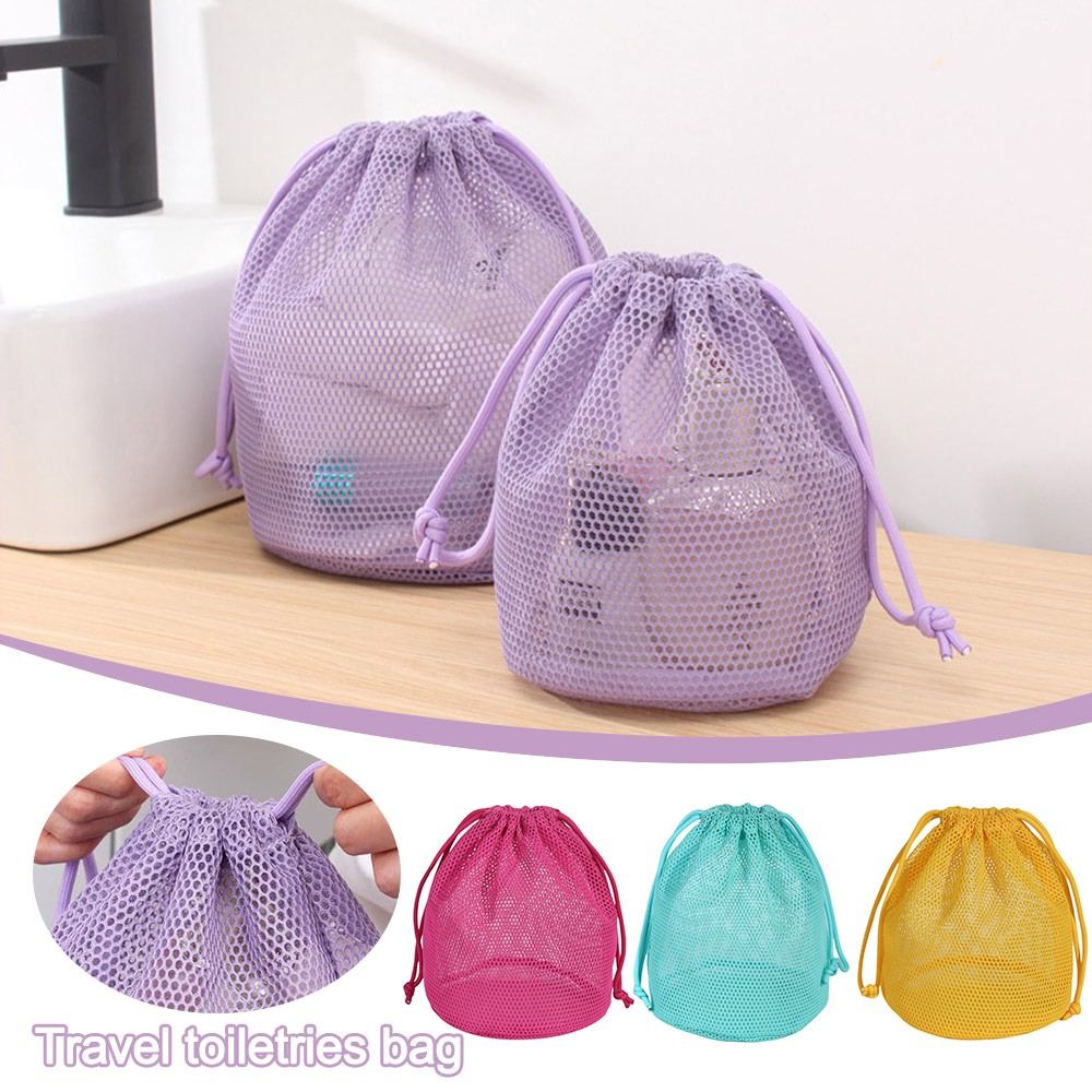 새로운 도파민 컬러 화장품 파우치, 메시 소재, 대용량 - Cosmetic Bags 리뷰 및 가격