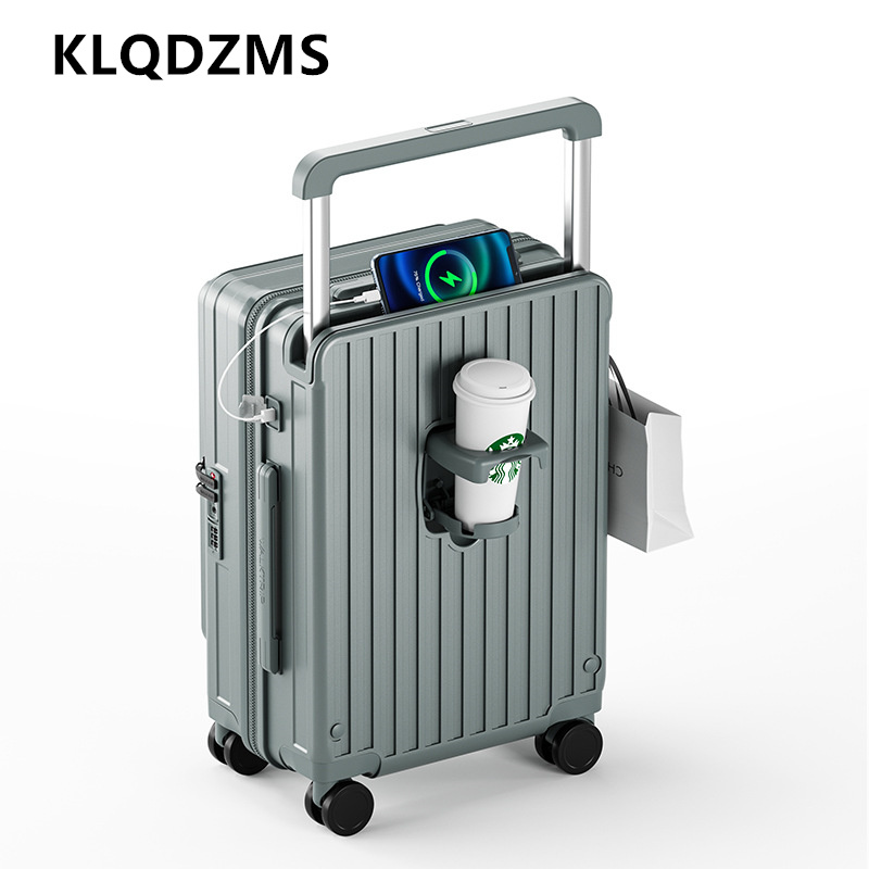 KLQDZMS 충전식 여행 가방 전면 개방형 탑승 박스 - Front Opening Laptop Luggage 24 Inch 리뷰 및 가격