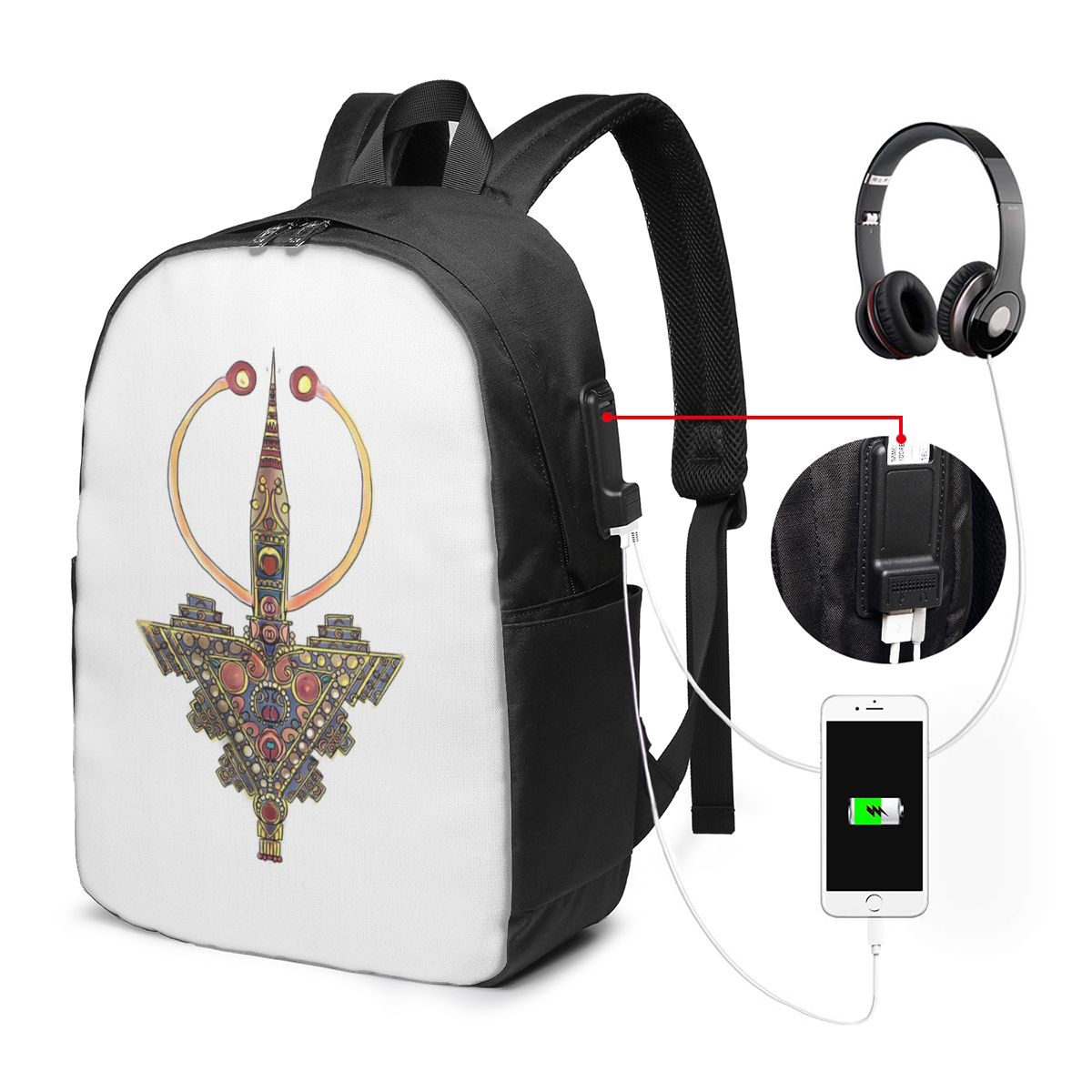 Kabyle Jewelry Amazigh Morocco - Travel Bags 리뷰 및 가격