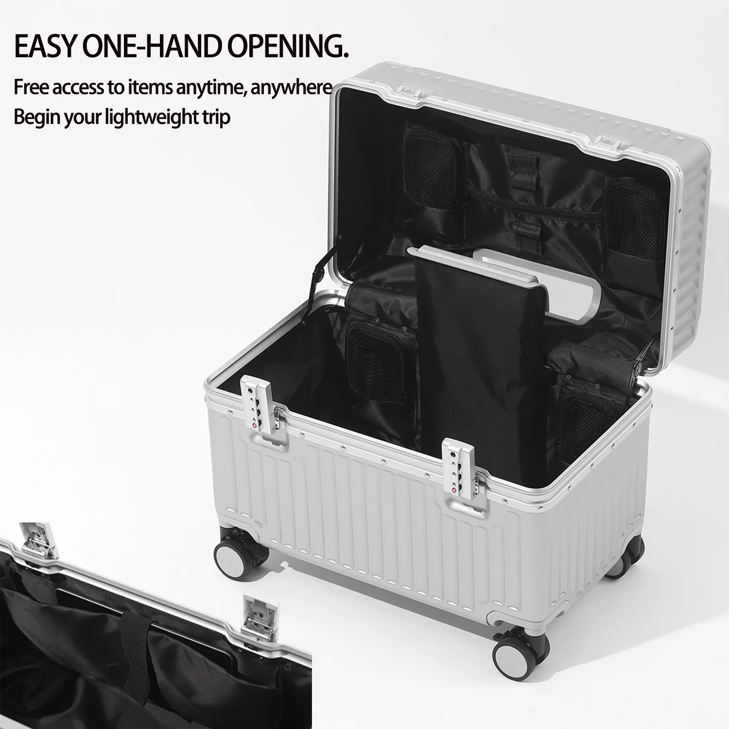 18인치 알루미늄 프레임 여행용 가방, TSA 잠금장치 - Aluminum Frame Carry On Luggage 리뷰 및 가격